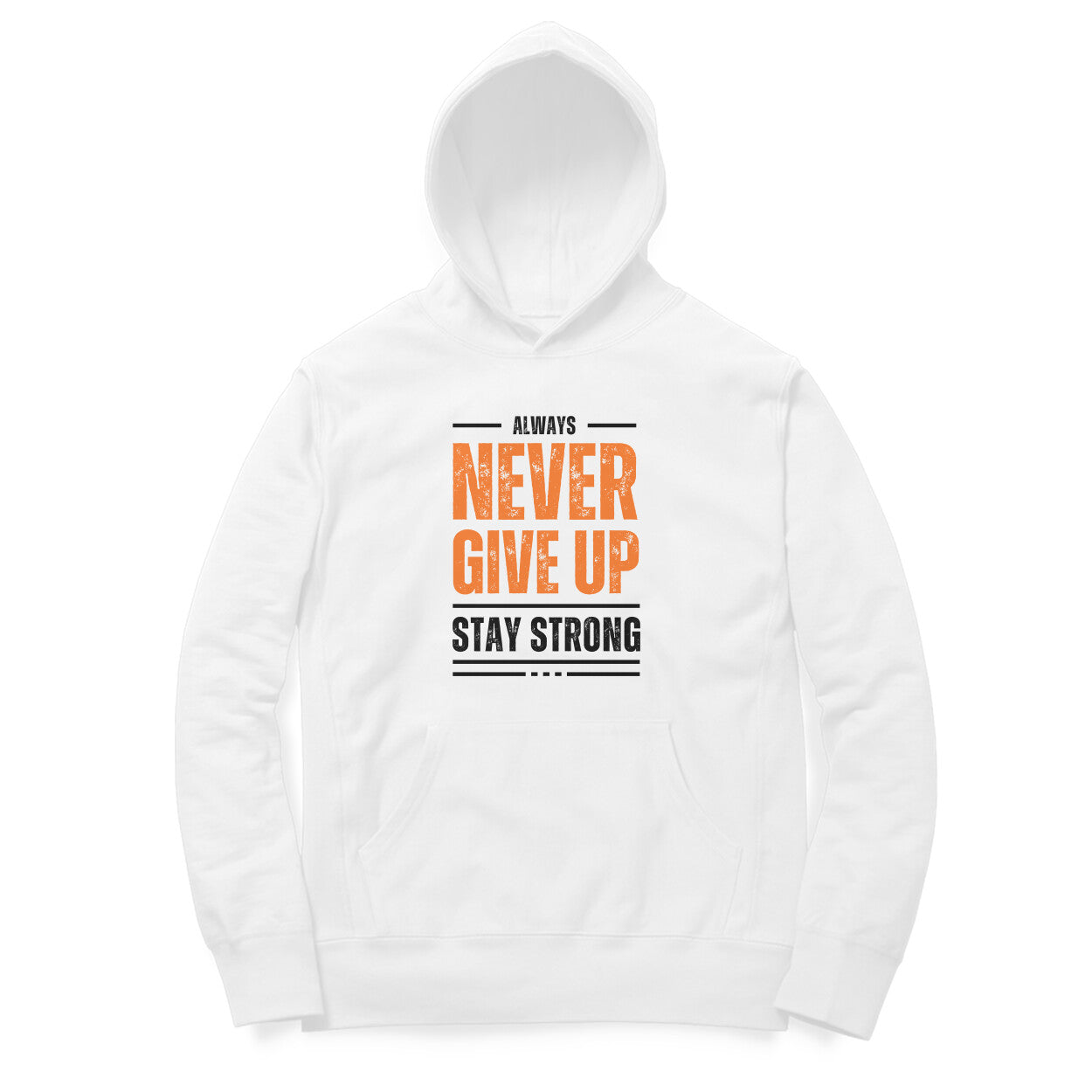 Orange Grit (Never Give Up) - Unisex Hoodie