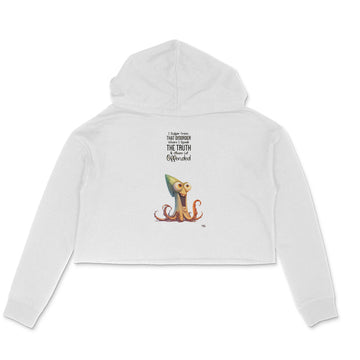 Sarcastic Octopus Buddy- Crop Hoodie