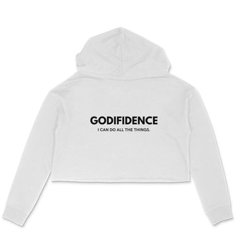 Godifidence- Crop Hoodie