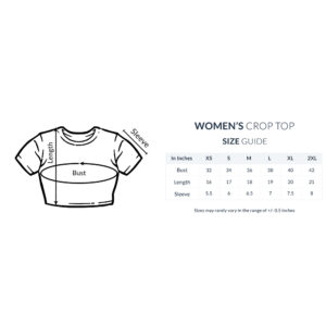 Crop_Tops_printrove_size_guide